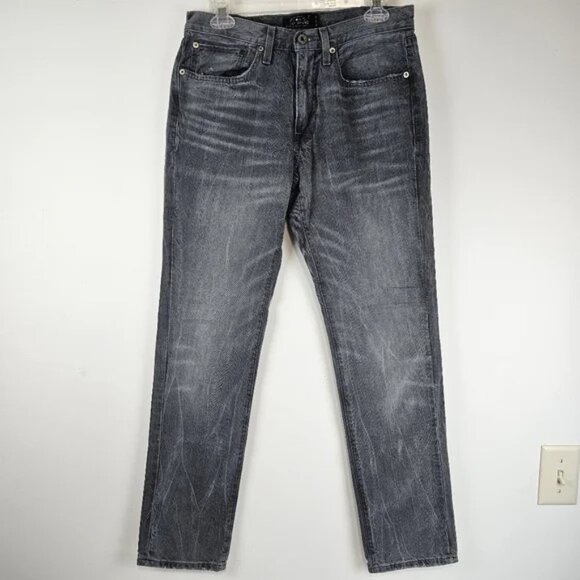 Mens Lucky Brand Jeans 30x32 Gray 121 Heritage Slim Denim Pants Outdoor Cowboy - Picture 1 of 13